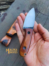 Load image into Gallery viewer, Premium Custom EDC Skinner Knife with Handcrafted Leather Sheath - Razor-Sharp Survival Tool-0023