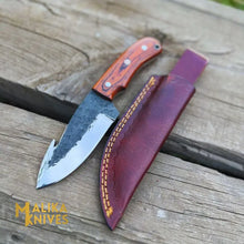 Load image into Gallery viewer, Old Timer GutHook Skinner Knife | Exquisite Craftsmanship &amp; Razor-Sharp Blade-0028
