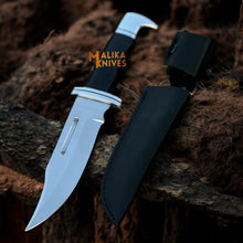 Load image into Gallery viewer, Clip Point Bowie Knife 6” D2 Steel | G10 Handle