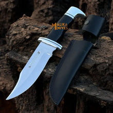 Load image into Gallery viewer, Clip Point Bowie Knife 6” D2 Steel | G10 Handle