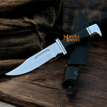 Load image into Gallery viewer, Clip Point Bowie Knife 6” D2 Steel | G10 Handle