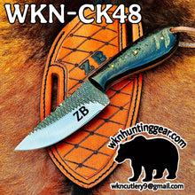 Load image into Gallery viewer, File-Work Spine Drop Point Hunter Knife for Hunting and Outdoor Tasks