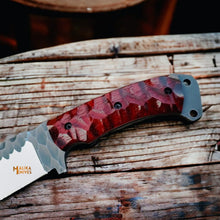 Load image into Gallery viewer, Handforged D2 Bowie Knife 8 Inch Blade G10 Handle