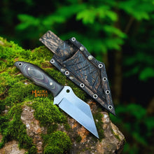 Load image into Gallery viewer, Compact D2 Hunting Knife | Fixed Blade with G10 Handle