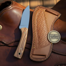 Load image into Gallery viewer, Wildcat Drop Point Skinner with Natural Wood Handle