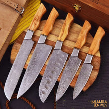 Load image into Gallery viewer, Affordable kitchen knife set with exceptional performance-0208