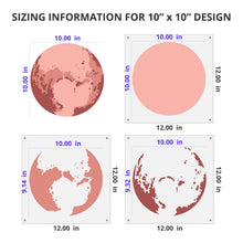 Load image into Gallery viewer, Pluto Wall Mural Stencil Set