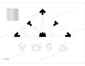 Structural Design Timber Truss Brackets for 8x8 Posts, 8" Timber Truss Bracket, 8x8 Fan Bracket