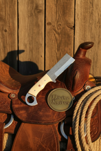 Load image into Gallery viewer, Rasp Steel Bone Bull Cutter with File Texture and Ring Handle