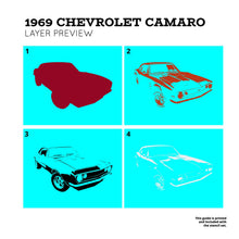 Load image into Gallery viewer, 1969 Chevrolet Camaro Layer Stencil Set
