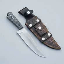 Load image into Gallery viewer, D2 Steel Clip Point Bowie Knife with G10 Grip