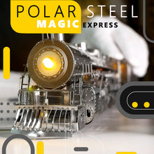 Load image into Gallery viewer, POLAR STEEL Magic Express Mechanical Steam train