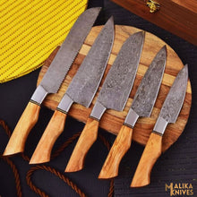 Load image into Gallery viewer, Affordable kitchen knife set with exceptional performance-0208
