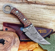 Load image into Gallery viewer, Handmade Ringtail Skinner Knife: Unmatched Quality for Everyday Carry-0038
