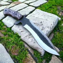 Load image into Gallery viewer, Custom D2 Bowie Knife with Micarta Handle