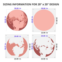 Load image into Gallery viewer, Pluto Wall Mural Stencil Set
