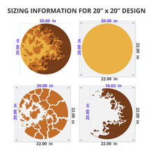 Load image into Gallery viewer, Venus Planet Wall Mural Stencil Set