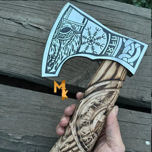 Load image into Gallery viewer, The Helm of Awe: A Mighty Viking Axe for Warriors-0456