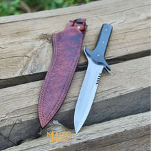 Load image into Gallery viewer, Double Edge Bowie Knife 15” J2 Steel | Micarta G10