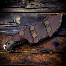 Load image into Gallery viewer, D2 Hunting Knife with Rosewood Handle Full Tang