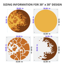 Load image into Gallery viewer, Venus Planet Wall Mural Stencil Set