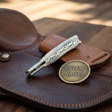 Load image into Gallery viewer, Stag Horn Liner Lock Pocket Knife with Natural Handle