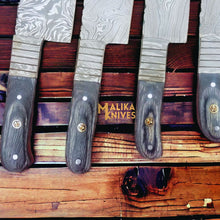 Load image into Gallery viewer, High-quality Damascus kitchen knife set for versatile use-0209