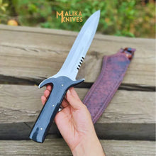 Load image into Gallery viewer, Double Edge Bowie Knife 15” J2 Steel | Micarta G10