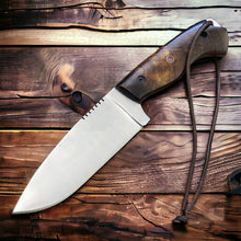Load image into Gallery viewer, D2 Hunting Knife with Rosewood Handle Full Tang