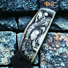 Load image into Gallery viewer, Handcrafted Fixed Blade Skinner Knife with Durable Camel bone Handle-0037