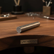 Load image into Gallery viewer, 4 Inch Damascus Steel Round Bar Rod for Ring Making