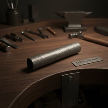 Load image into Gallery viewer, 4 Inch Damascus Steel Round Bar Rod for Ring Making