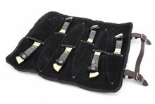 Load image into Gallery viewer, 440c stainless steel Kitchen Knives Set With Beautiful Leather Roll Kit DK-0091