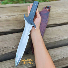Load image into Gallery viewer, Double Edge Bowie Knife 15” J2 Steel | Micarta G10