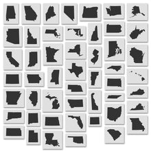 Load image into Gallery viewer, USA 50 States Stencil Kit
