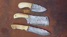 Load image into Gallery viewer, Handmade Hunting Knives Set | Camel Bone