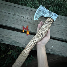 Load image into Gallery viewer, The Helm of Awe: A Mighty Viking Axe for Warriors-0456