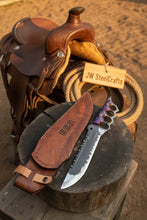 Load image into Gallery viewer, Apocalypse Trench Knife Machete 12 Inch Full Tang Survival Blade with Knuckle Guard