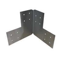 Load image into Gallery viewer, Structural Design Corner Bracket for 6x6 Post, 6x6 Corner Support Bracket, 6x6 Steel Bracket, 6 inch Post Bracket, 6x6 Corner Bracket