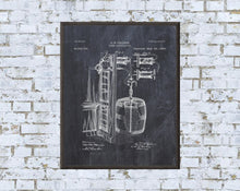 Load image into Gallery viewer, Vintage Beer Apparatus Patent Art Print: 7 Backgrounds (Digital Download)