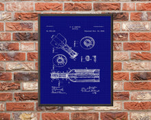 Load image into Gallery viewer, Vintage Beer Bottle Patent Art Print: Man Cave Decor (Digital Download)