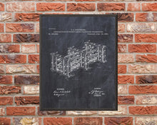 Load image into Gallery viewer, Vintage Whiskey Racks Patent Art Print - Home Bar Decor (Digital Download)