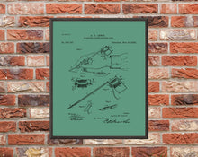 Load image into Gallery viewer, Vintage Tattooing Pen Patent Art Print: Tattoo Artist Decor (Digital Download)