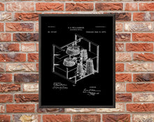 Load image into Gallery viewer, Vintage Alcohol Still Patent Art Print: Customizable Backgrounds (Digital Download)