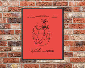 Beer Barrel Tap Patent Art Print: Vintage Brewing Decor (Digital Download)