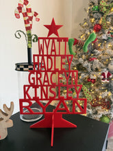 Load image into Gallery viewer, Personalized Acrylic Family Christmas Tree: Custom Holiday Keepsake