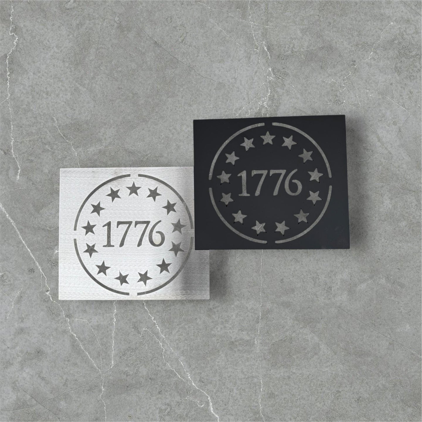 Betsy Ross 13 Star Stencil: Steel or Aluminum American Flag Maker