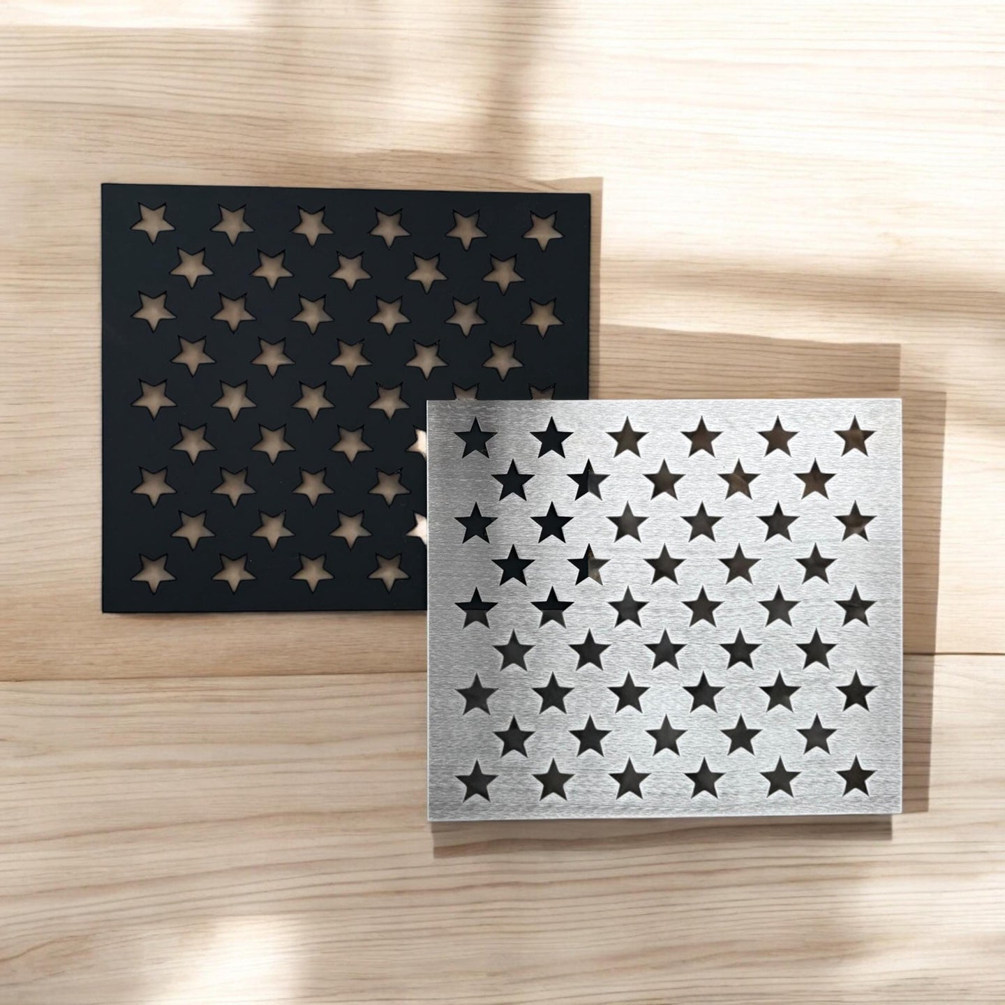 Metal Star Stencil for Wood American Flags: Steel or Aluminum