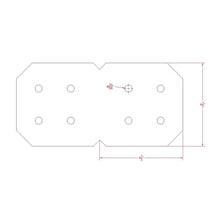 Load image into Gallery viewer, 90 Degree Chamfered Design Angle Bracket for 8&quot; Wood Post, 8x8 Angle Bracket, Wood Post Bracket, Angle Support Bracket, Pergola Bracket