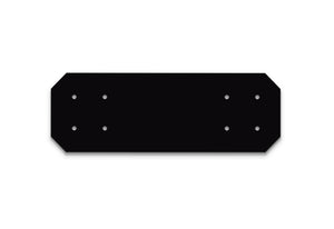 Chamfered Design Straight Bracket for 6x6 Post, 6x6 Support Bracket, 6 Inch But Plate, Pergola Bracket, 6 Inch Post Bracket, Truss Plate